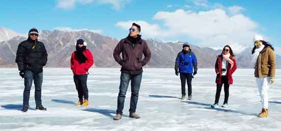 Towards Frozen Lake Pangong Tso  5 Nghts